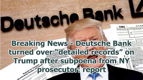 trump news deutsche bank